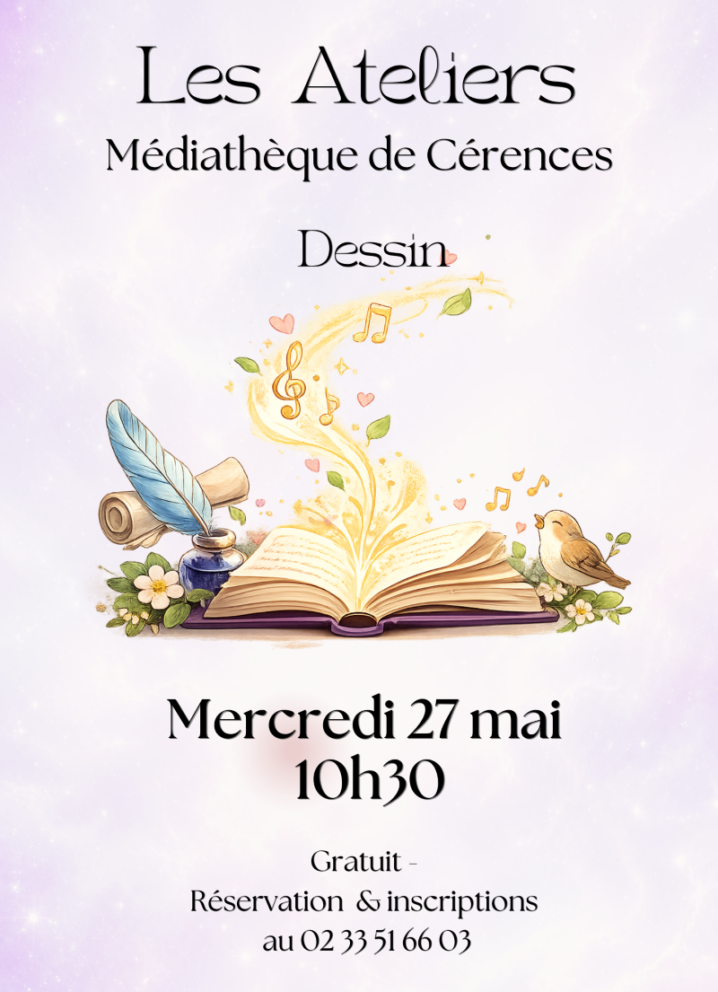 Atelier de dessin — visuel événement