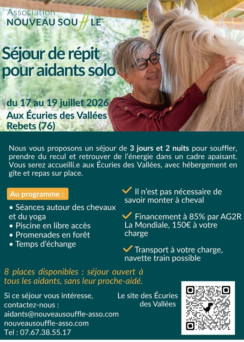 Séjour de répit pour aidant