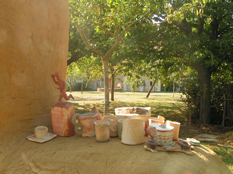 Une journée à la campagne en famille : poterie 