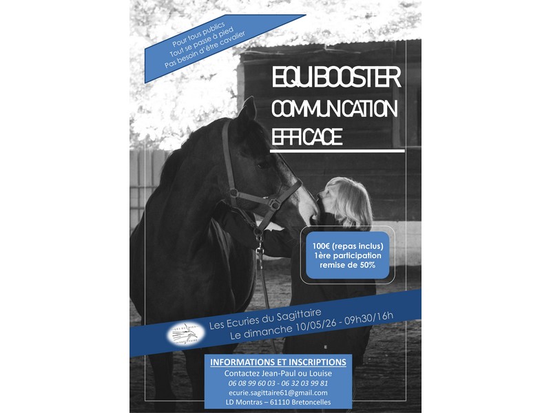 Journée EQUIBOOSTER "Paroles de cheval"