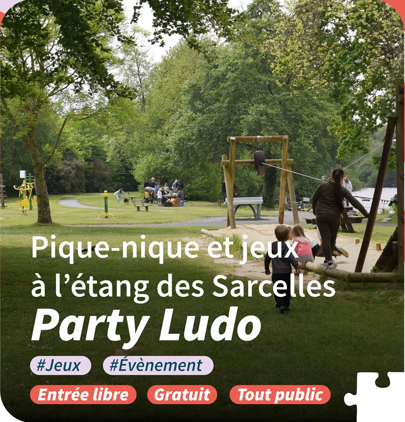 Party Ludo : Pique-nique et jeux à l'étang des Sarcelles — visuel événement
