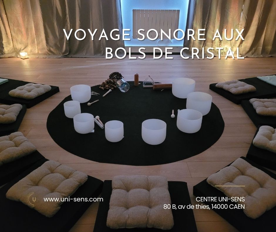 Voyage sonore aux bols de cristal