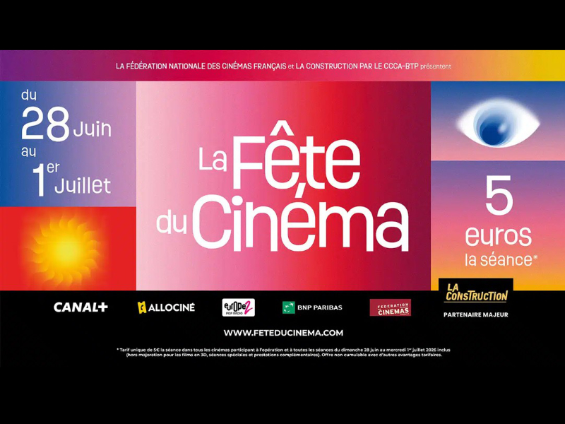 Fête du cinéma: 5€ la place !