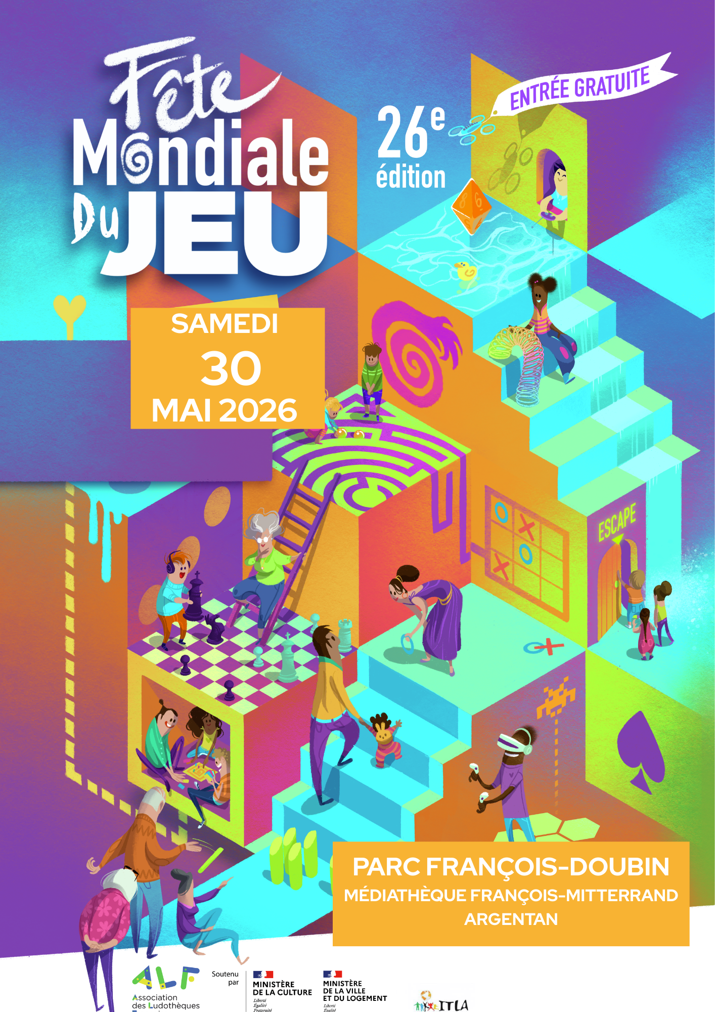 Fête mondiale du jeu à la médiathèque 
