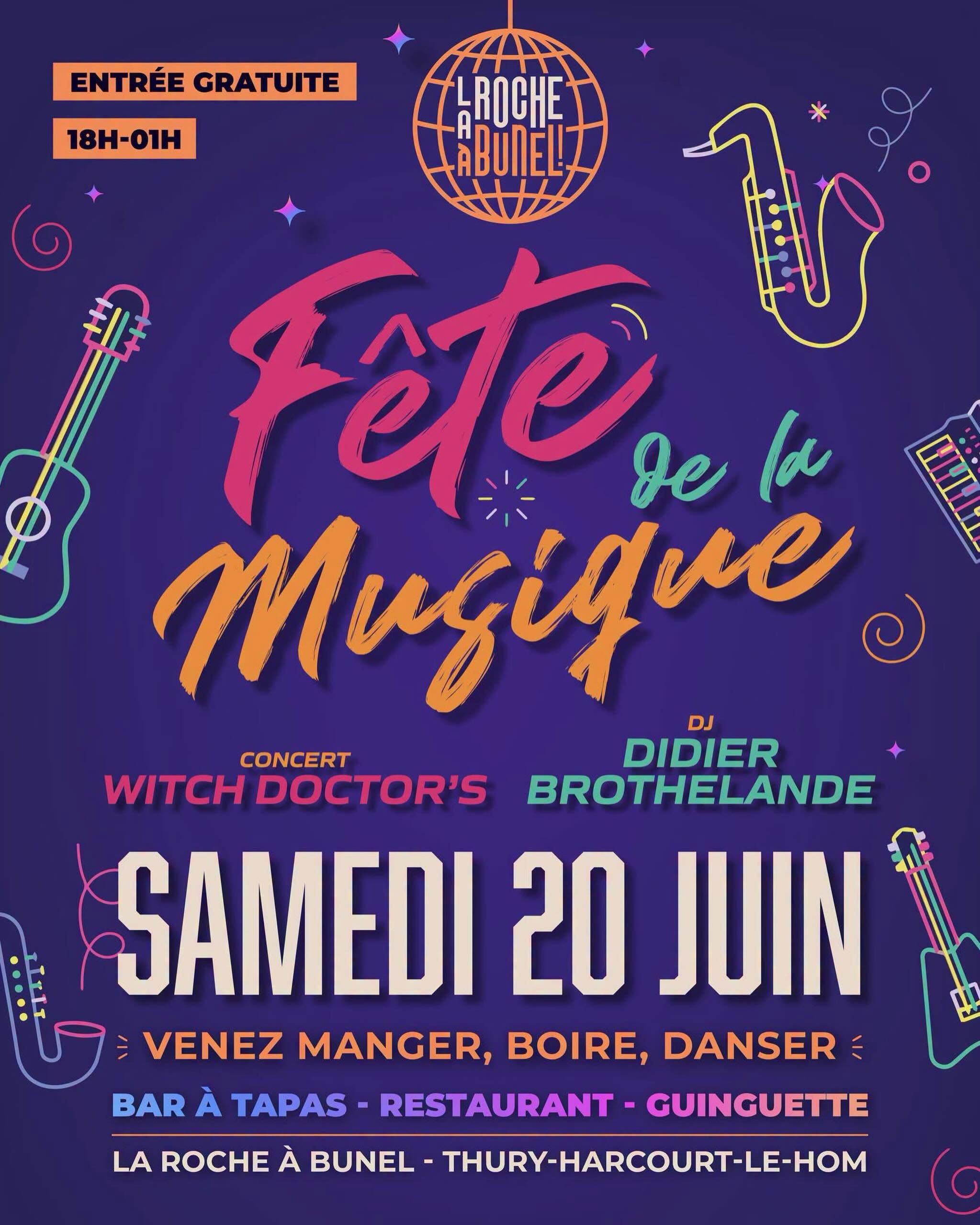 Fête de la musique à la Roche à Bunel