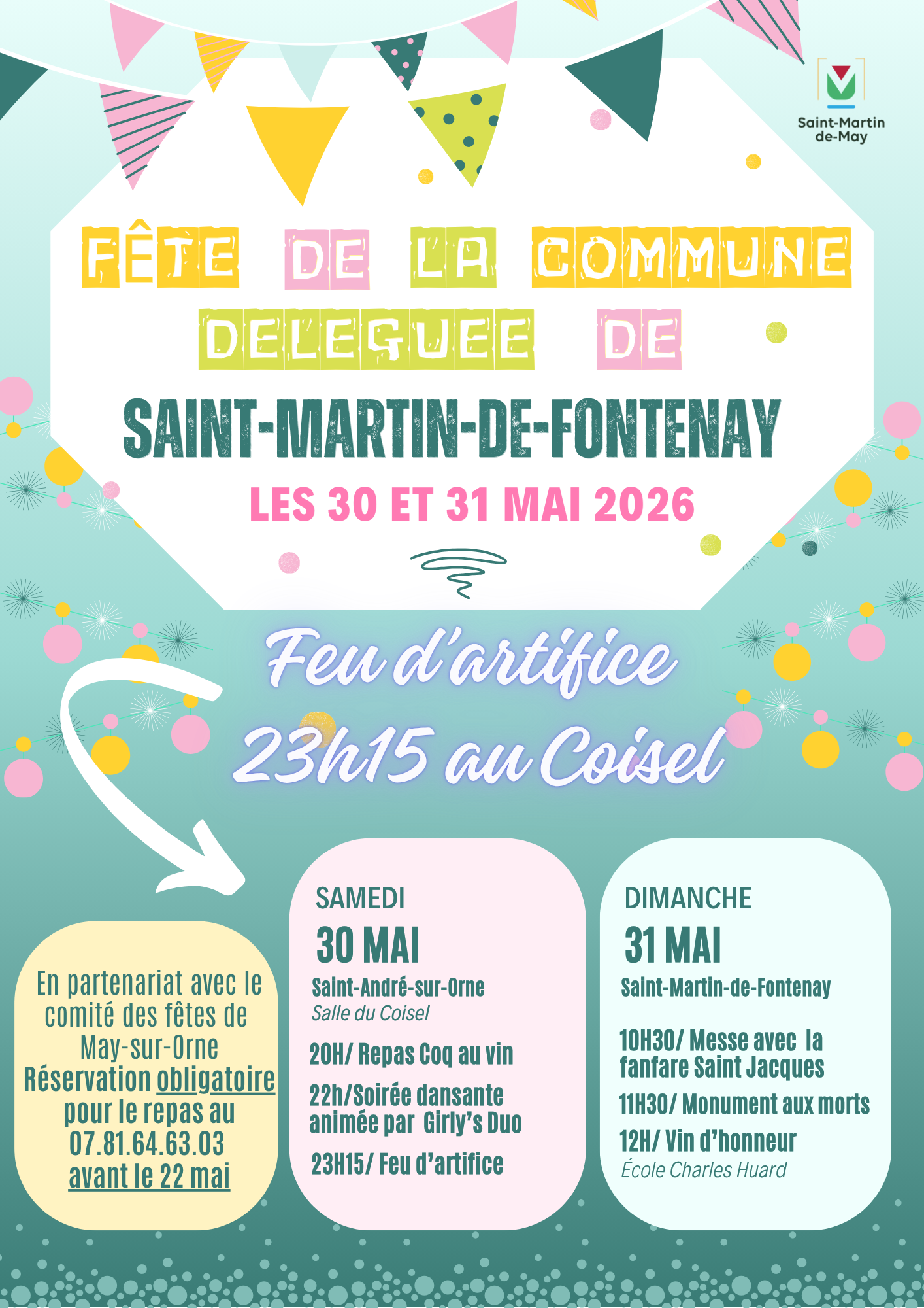Fête de la Commune Déléguée de Saint-Martin-de-Fontenay 