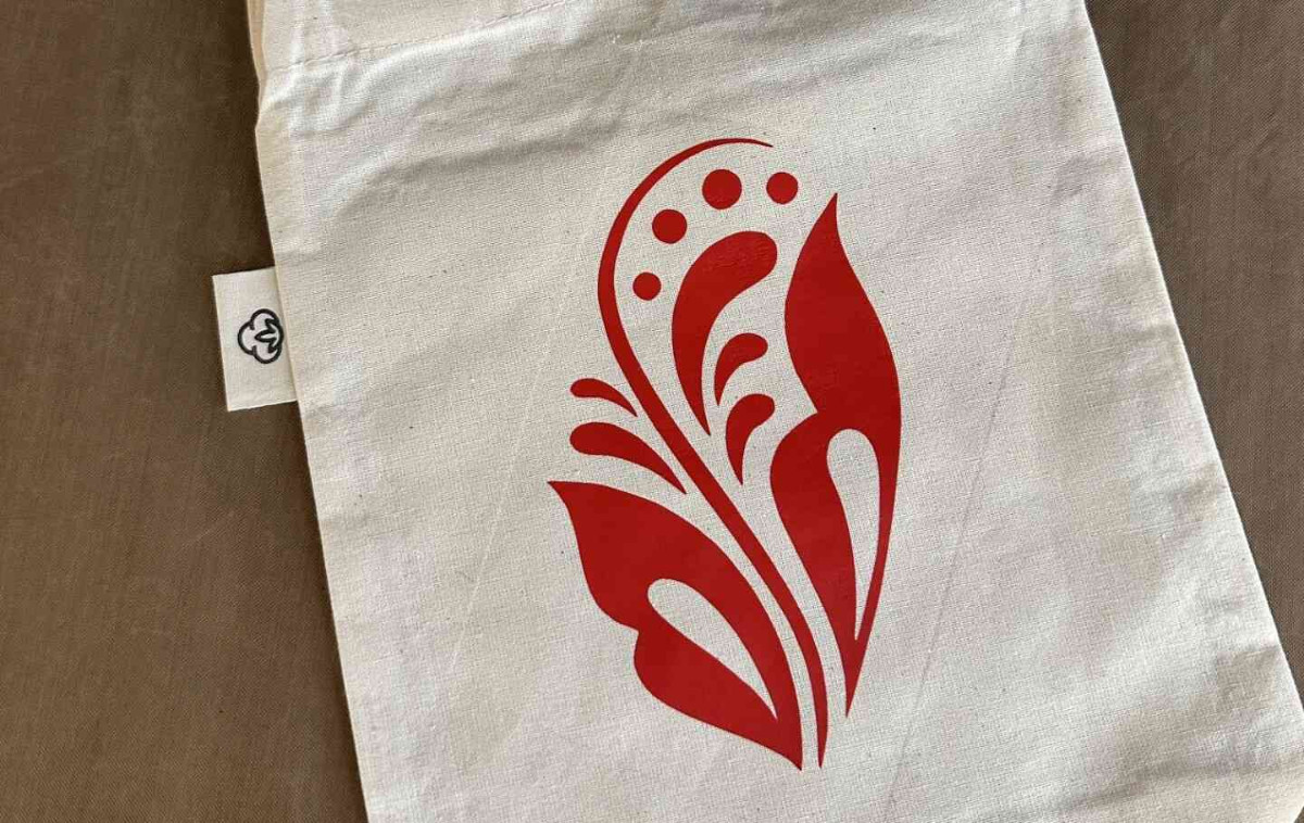 Flocage sur tote bag — visuel événement