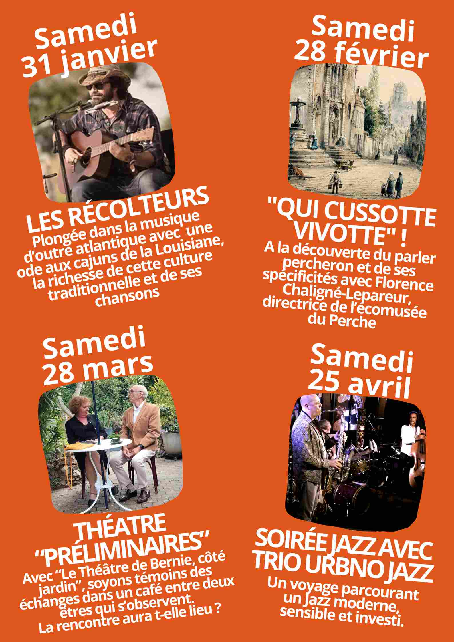 Les P'tites flambées d'Autheuil, soirée Jazz
