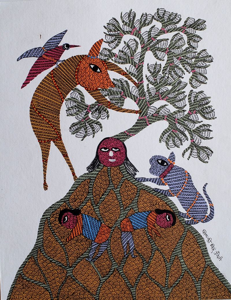 Peintures Gond de l'Inde