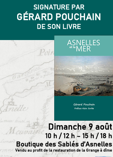 Signature de Gérard Pouchain — « Asnelles et la Mer » - Asnelles -