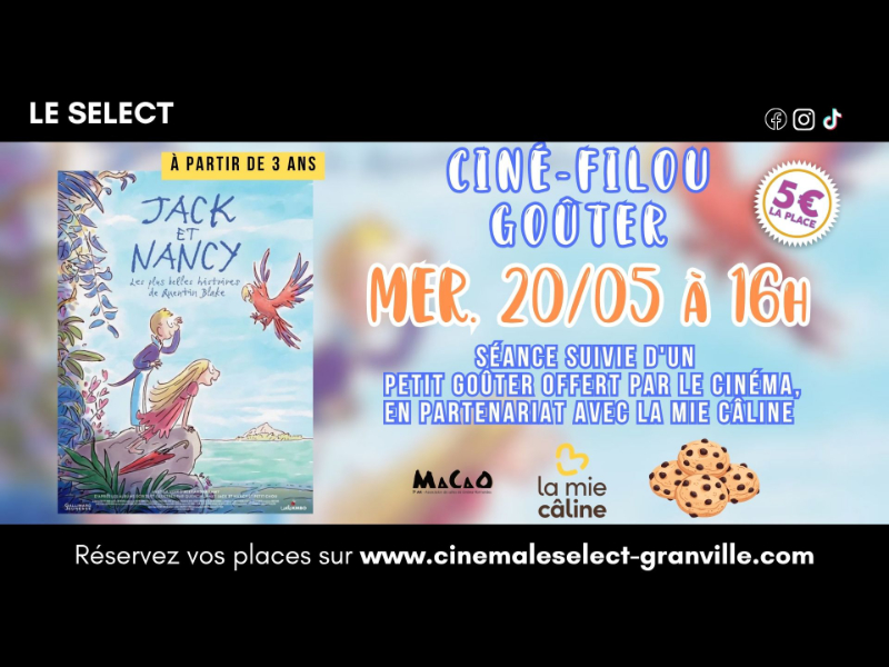 Ciné-goûter : Jack et Nancy — visuel événement