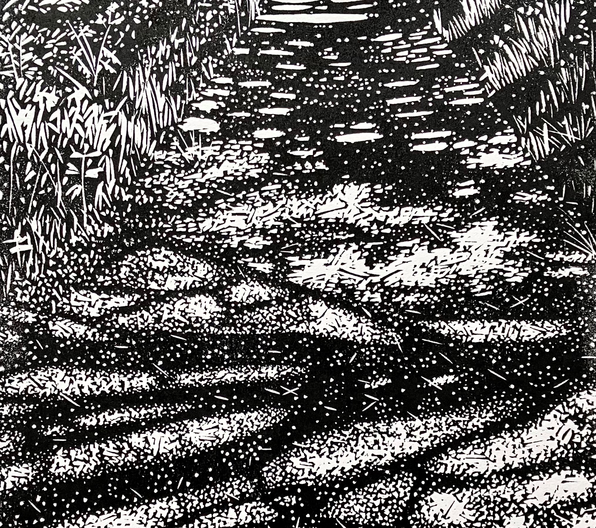 exposition de gravures sur le thème "chemin"