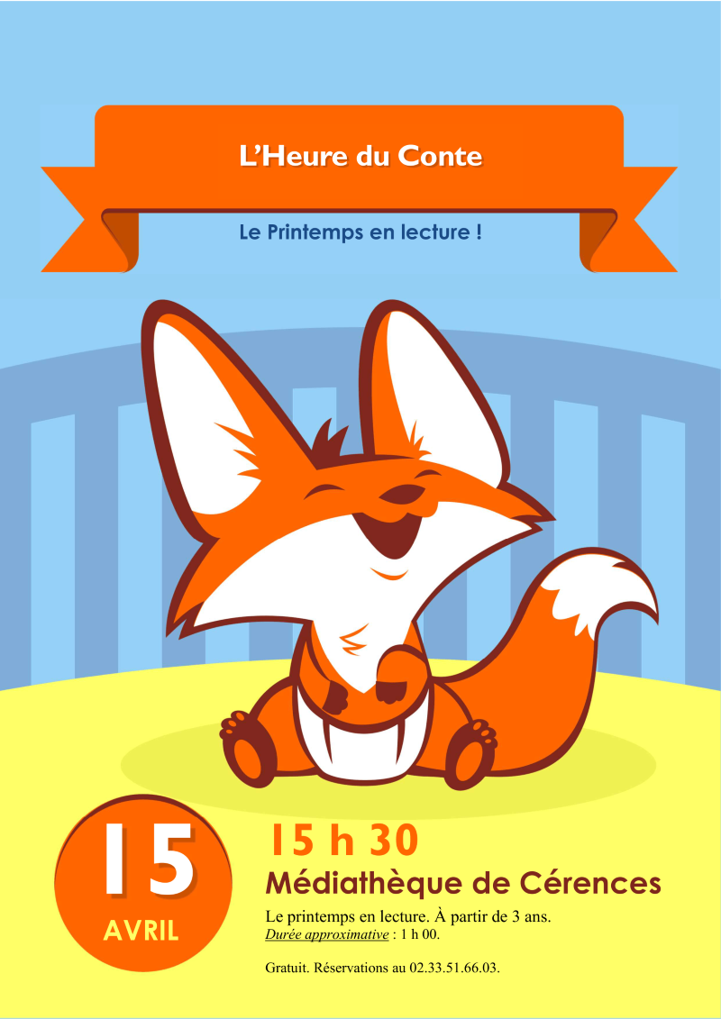 L'heure du conte - Le printemps en lecture