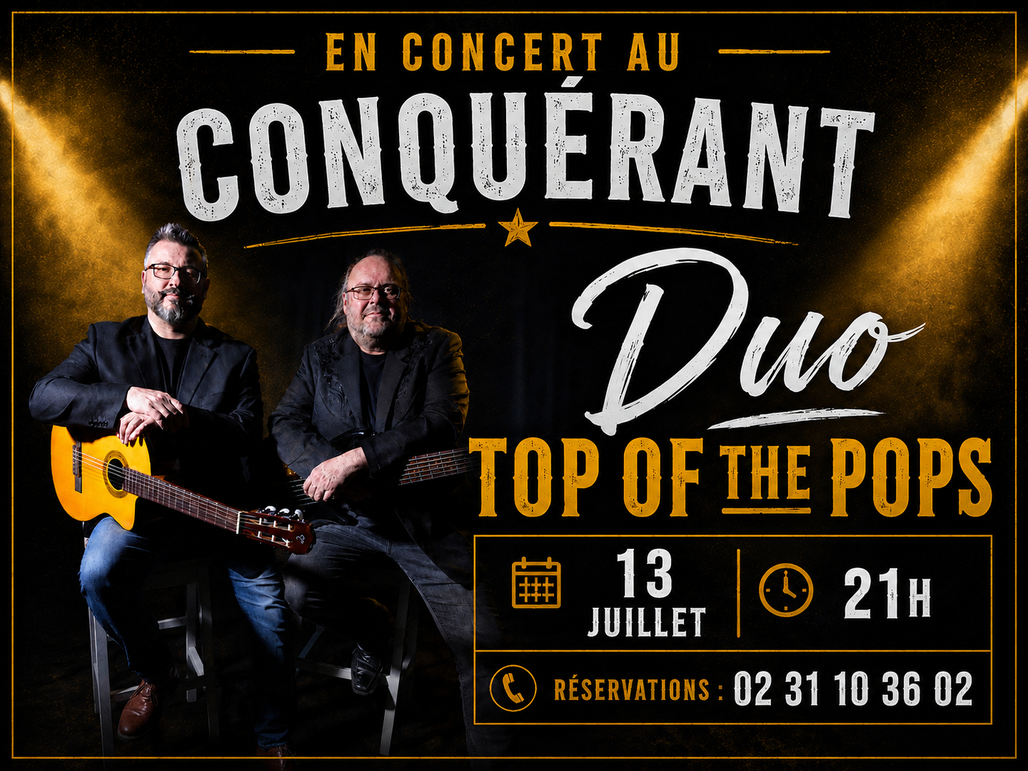 Concert au Conquérant — visuel événement