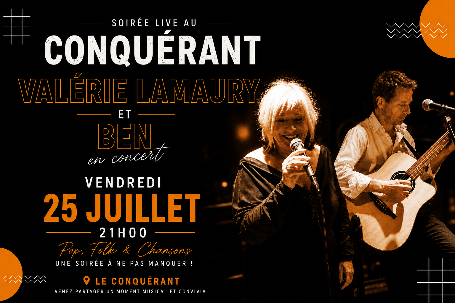Concert au Conquérant — visuel événement