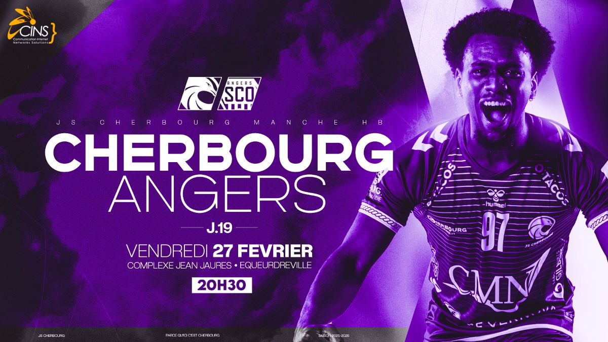 19e journée de Proligue : JS Cherbourg VS Angers Sco