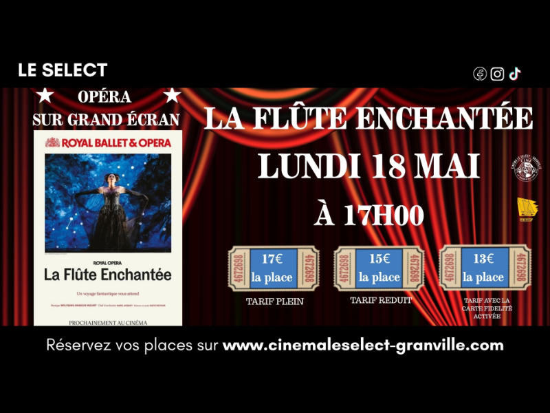 Opéra sur grand écran - La flûte enchantée — visuel événement