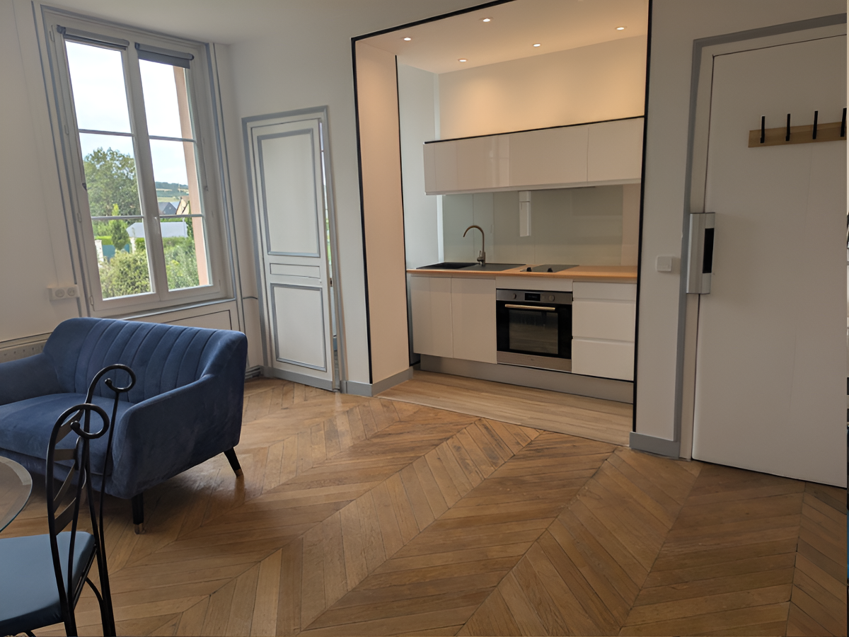 Gite la maison rose - appartement bleu, Ouilly-le-Vicomte