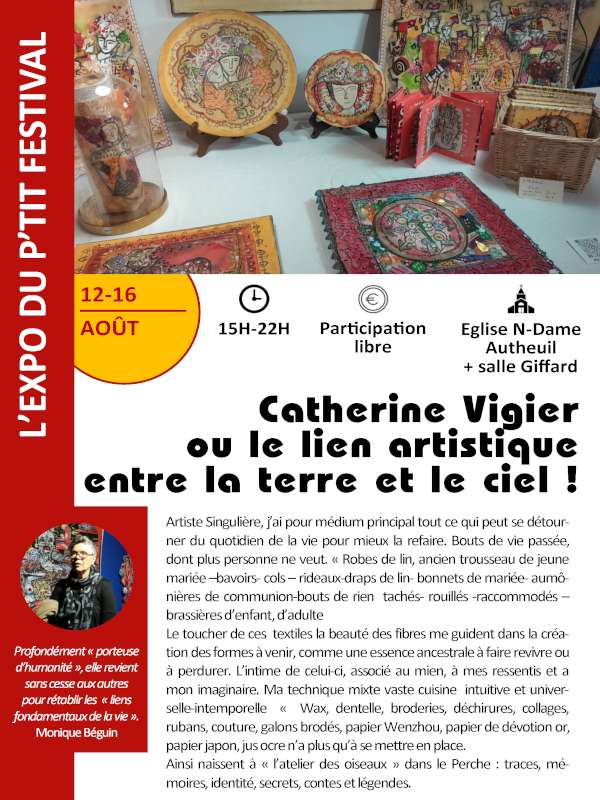 P'tit festival d'Autheuil : Expo du P'tit Festival avec Catherine Vigier
