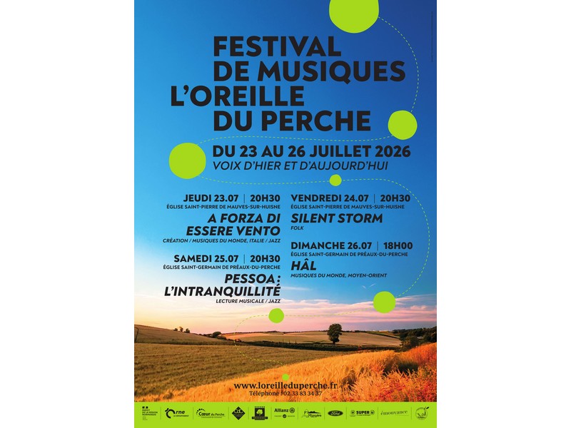 Festival de musiques L'Oreille du Perche - "Pessoa : L'intranquillité"