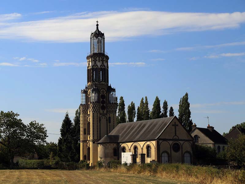 Eglise Notre-Dame de la Salette  France Normandie Orne Longny les Villages 61290