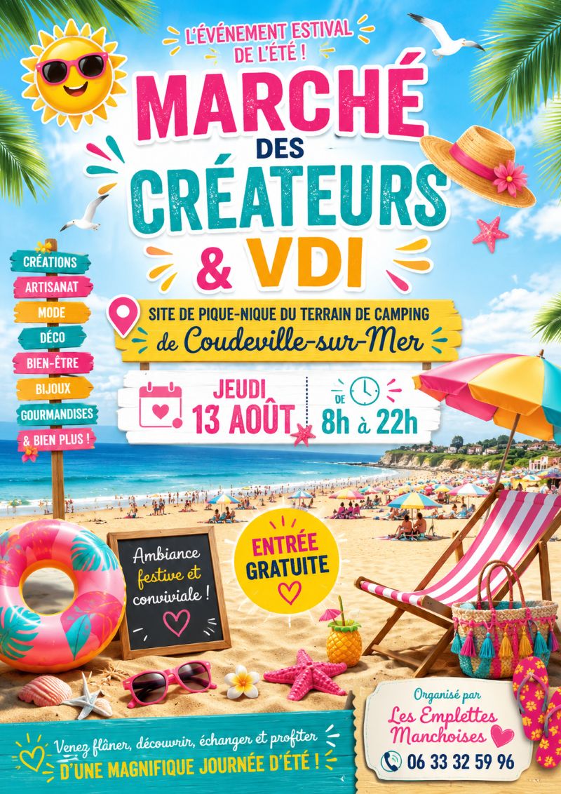 Marché de l'été de Coudeville plage