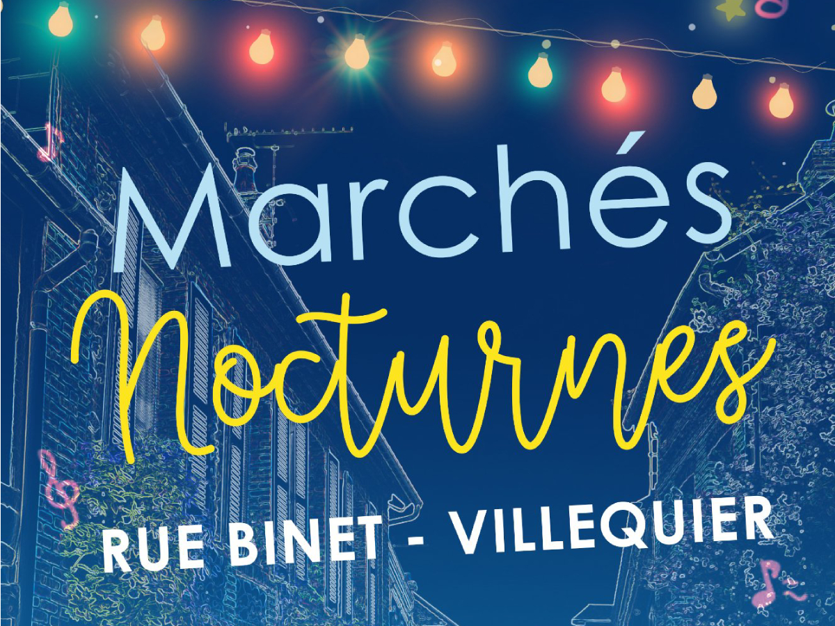 Marché nocturne de Villequier