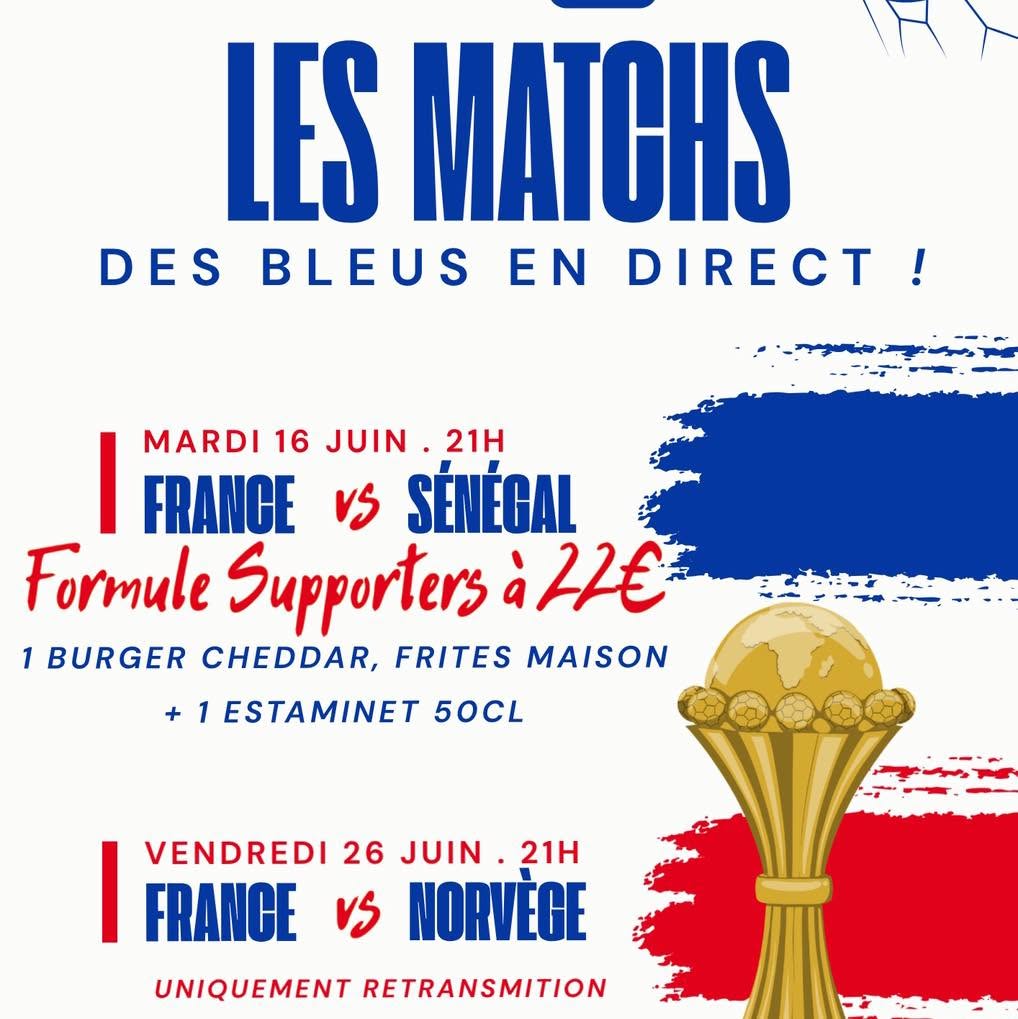 Diffusion match de foot au Bistrot du tendos