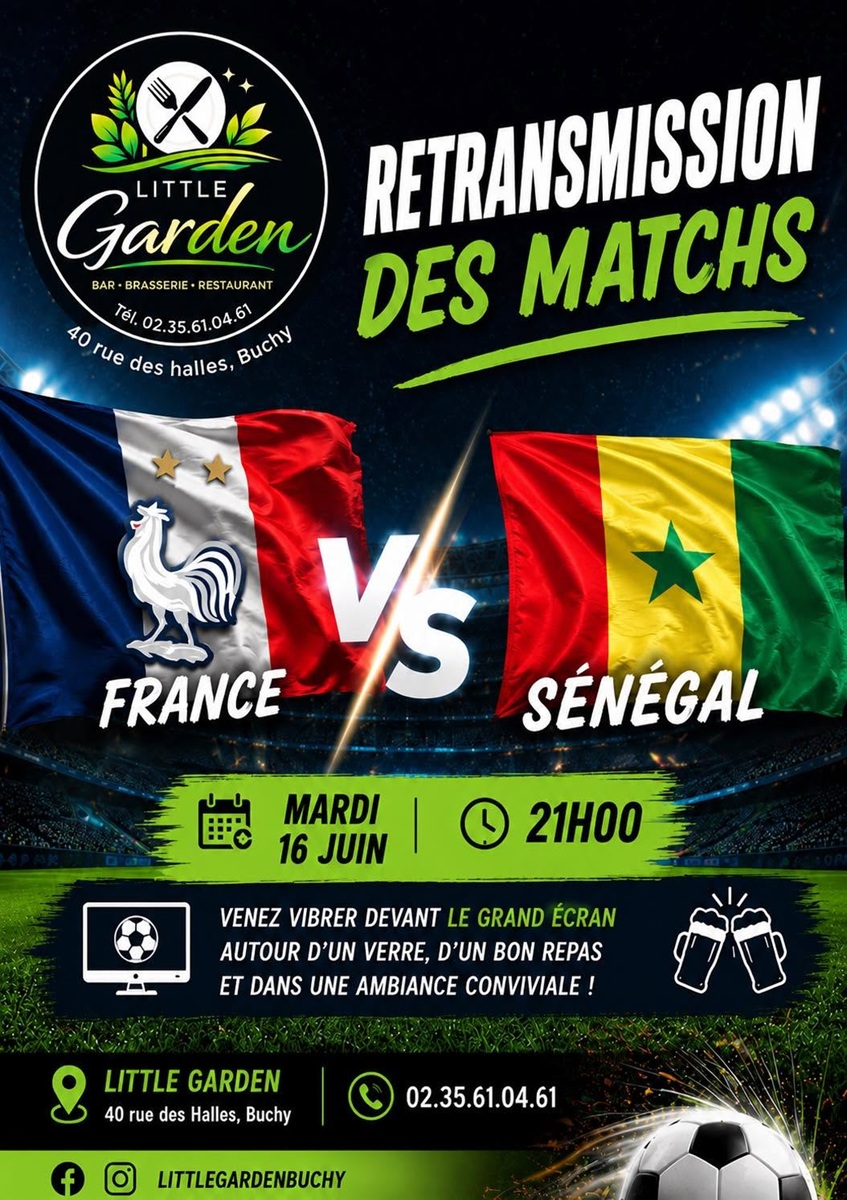 1er matche des bleus au Little Garden