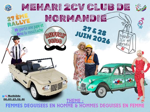 Mehari 2cv Club de Normandie