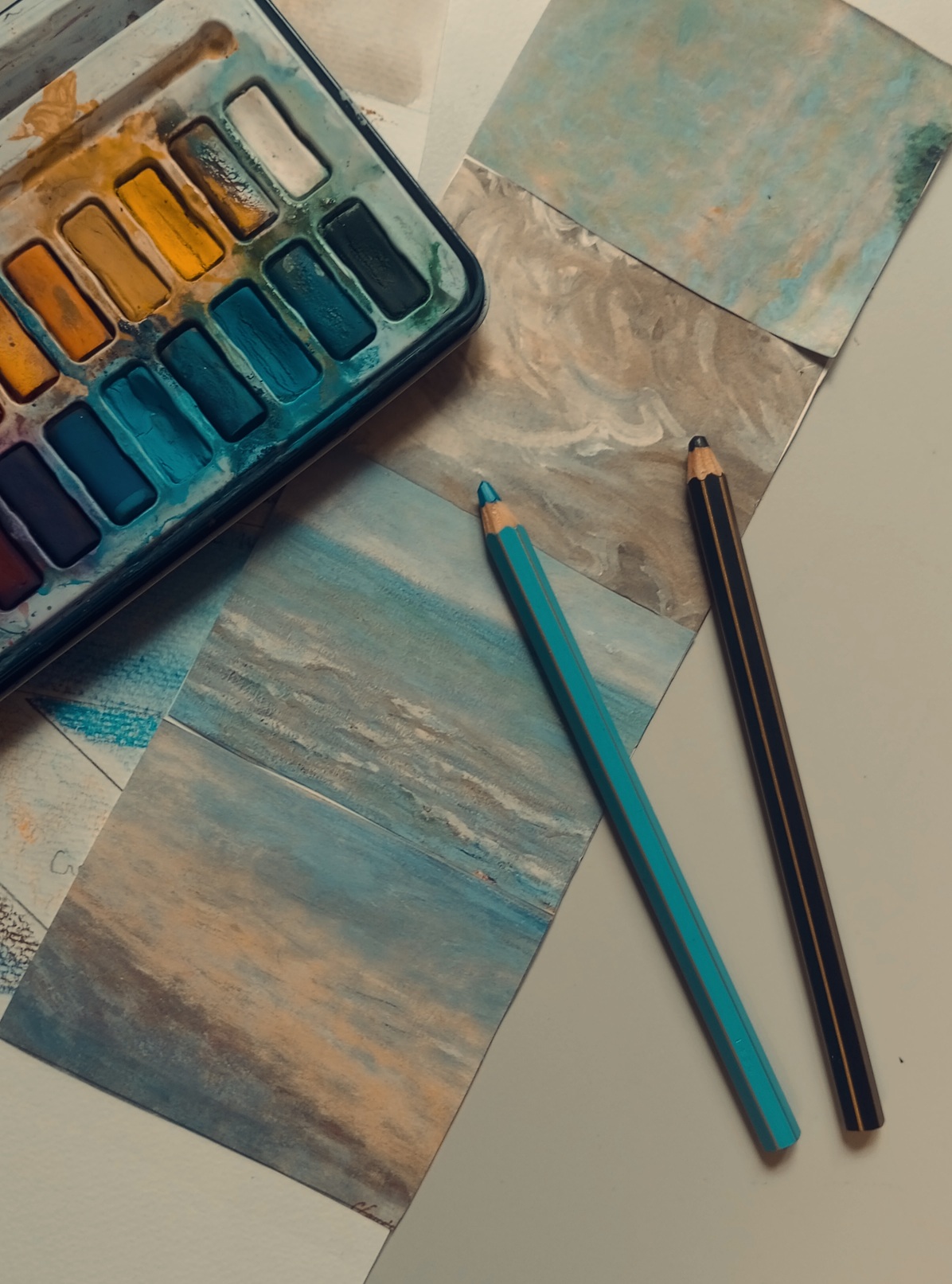 Artiste en herbe pour tous : Mon nuancier de la mer