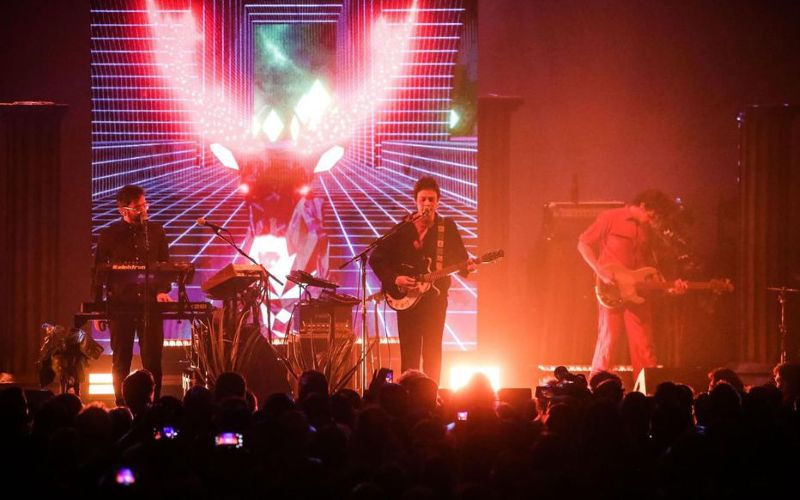 Concert projeté de MGMT