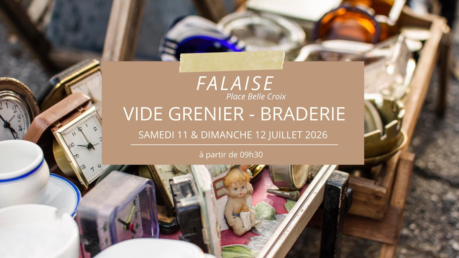 Braderie et Vide Grenier de l'UCIA Falaise — visuel événement