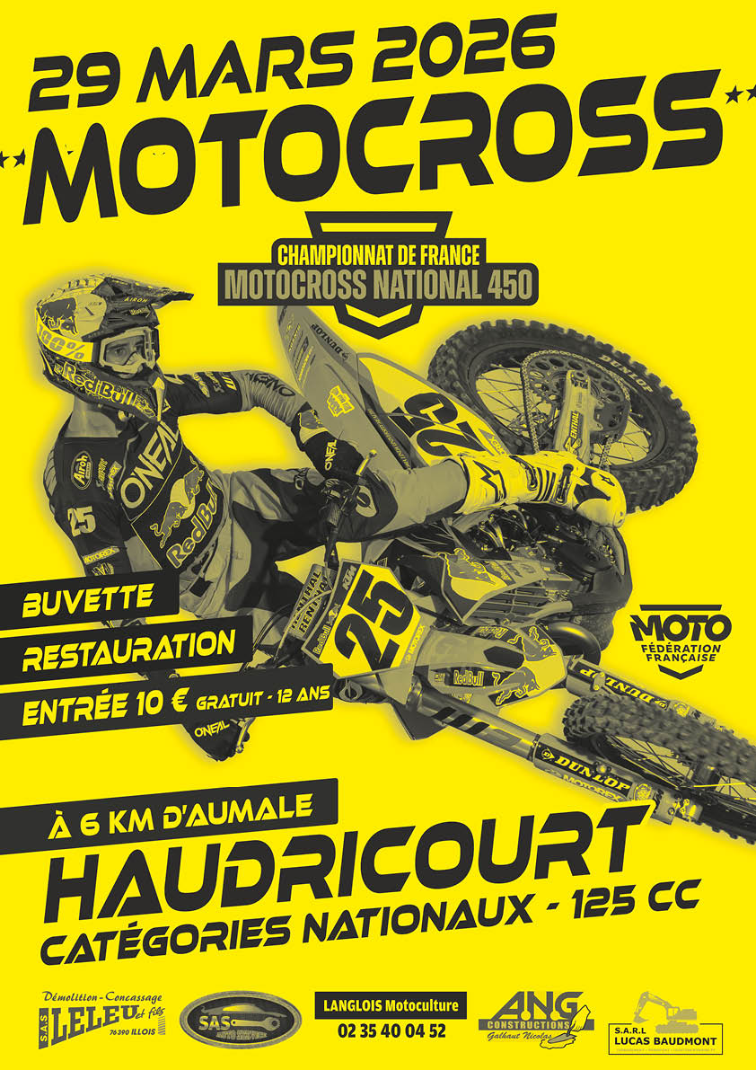 Motocross - Championnat de France à Haudricourt