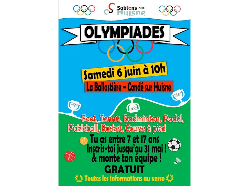 Les Olympiades de Sablons