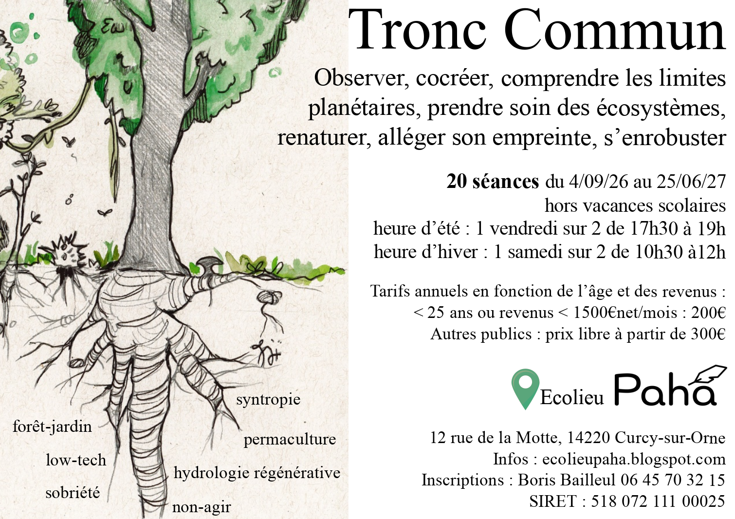 Ateliers Permaculture avec l'Ecolieu PAHA