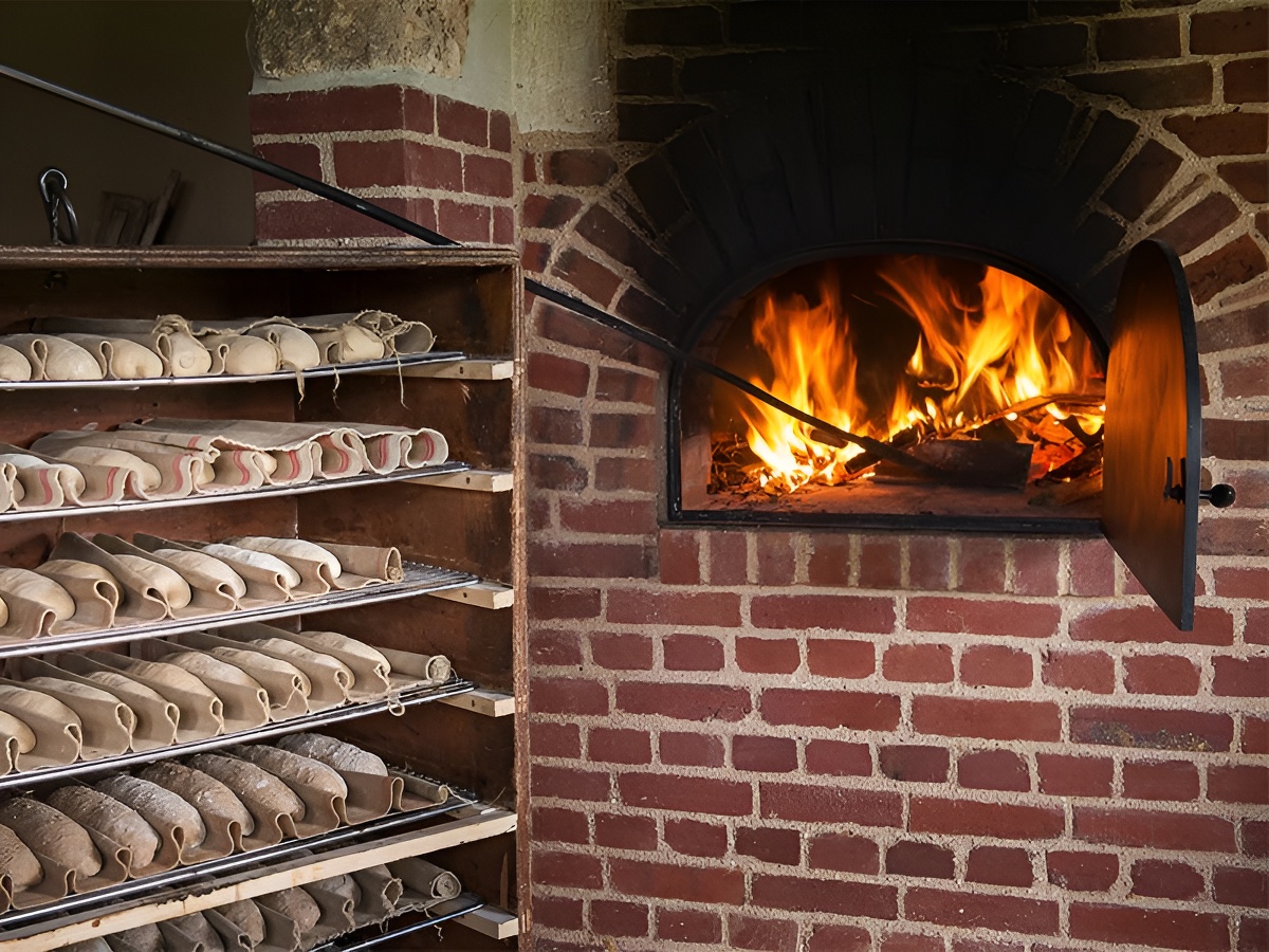 Atelier pain au cidre cuit au feu de bois au Domaine Christian Drouin
