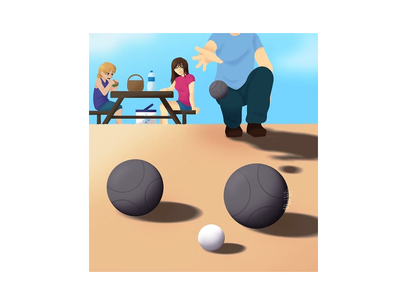 Concours de pétanque et pique-nique ou barbecue