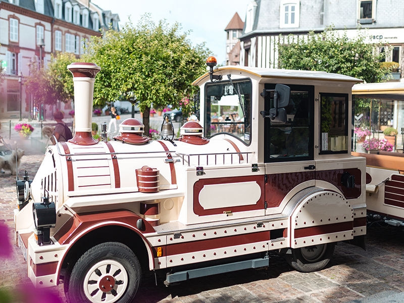 Visite guidée de Deauville en petit train touristique
