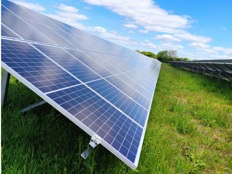 Visite de la centrale solaire d'Orbec