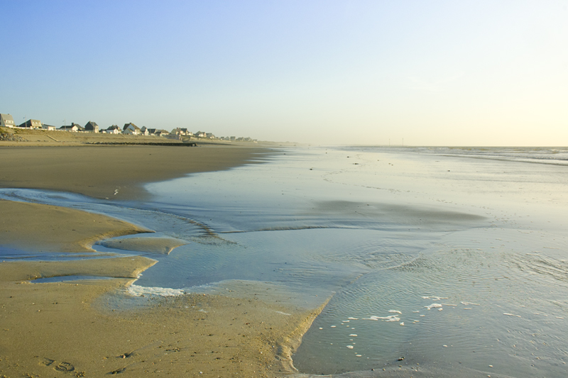 Plage de la Cale Louis Robert à Pirou, Pirou