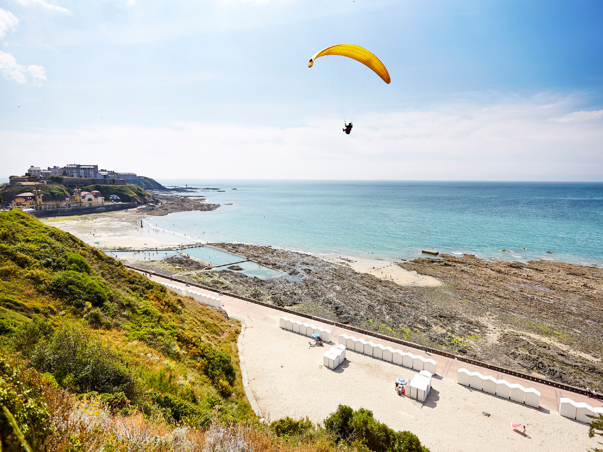 Plage du Plat Gousset à Granville, Granville