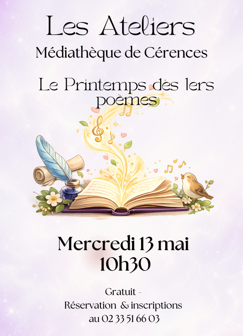 Le printemps des 1ers poèmes — visuel événement