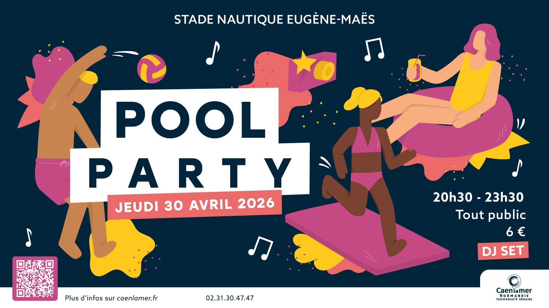 Pool Party au Stade nautique Eugène-Maës
