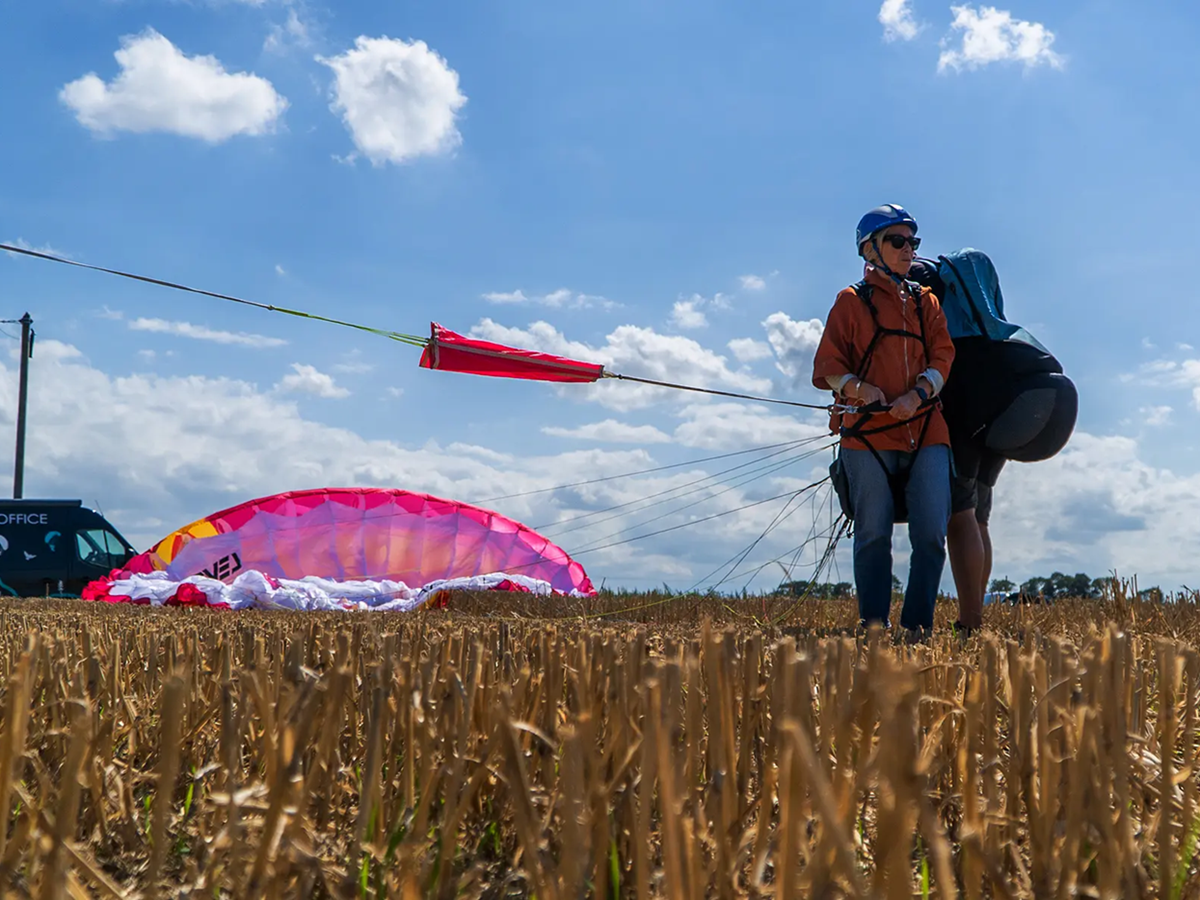 Baptême parapente sur la Côte de Nacre, Bernières-sur-Mer - photo 4