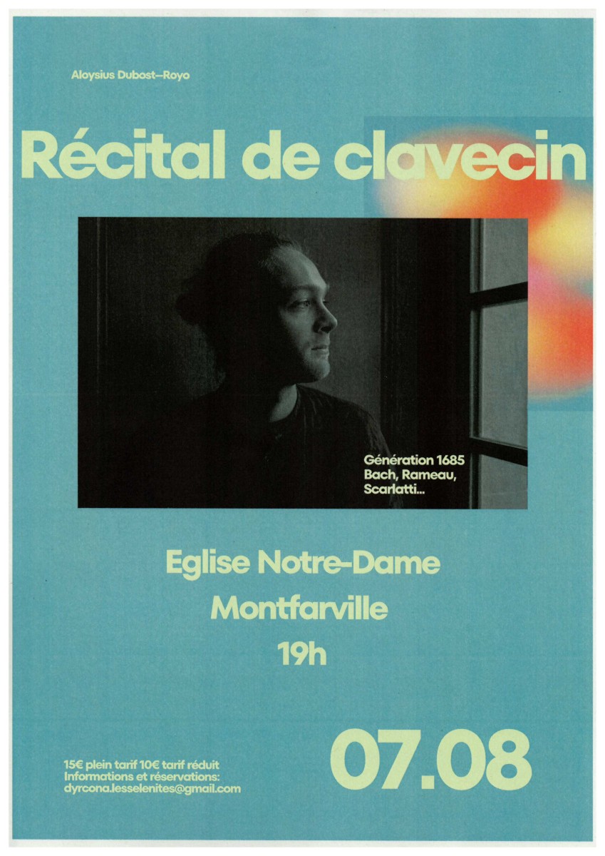 Récital de clavecin de Aloysius Dubost-Royo