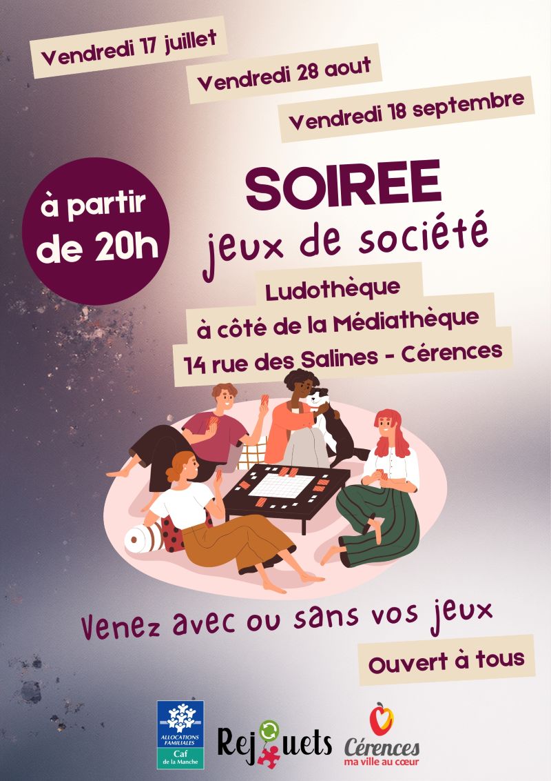 Soirée jeux de société