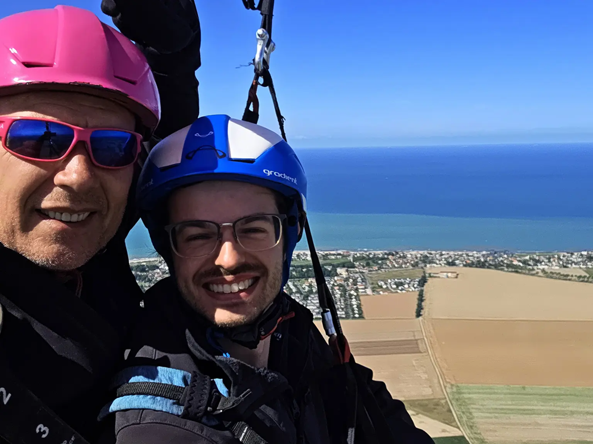 Baptême parapente sur la Côte de Nacre, Bernières-sur-Mer - photo 3