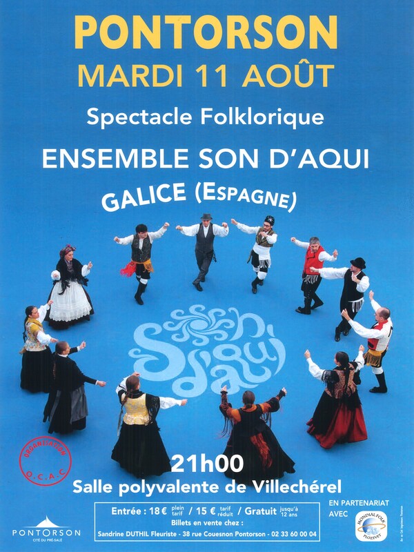 Spectacle folklorique : Groupe Son d’Aqui (Galice)