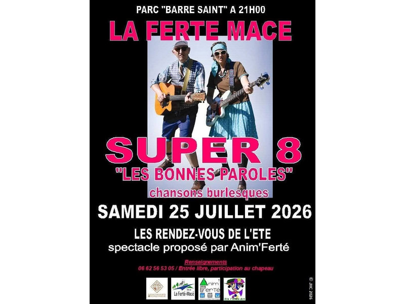 Les rendez-vous de l'été concert burlesque "Super 8"